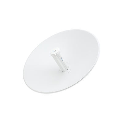PowerBeam airMAX AC hasta 450 Mbps, frecuencia 5 GHz (5150 - 5875 MHz) con antena tipo plato de 27 dBi, radomo incluido | PBE-5AC-500