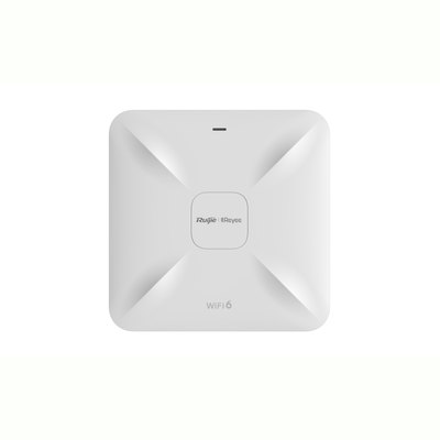 Punto de Acceso Mesh Wi-Fi 6 para Interior, se Instala en Techo o Pared, hasta 512 Usuarios y 3.2 Gbps, Doble Banda 802.11ax MU-MIMO 4x4 | RG-RAP2260(E)