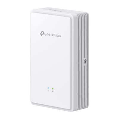 Punto de Acceso GPON Omada / WiFi 6 AX1800 / 1 puerto GPON / 1 Puerto FXS / 2 Puertos 10/100/1000 RJ45 / Mesh Omada / Configuración por Controlador o Stand-Alone / Para Montaje en Pared | EAP615GP-WALL