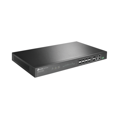 Deltra Stream - OLT de 8 Puertos GPON  / Conexión Hasta 1,024 ONUs / 1 Puerto Gigabit RJ45 Uplink / 2 Puertos SFP+ 10GbE Uplink / Fuentes Redundantes AC-AC (incluidas) /  Administración desde la Nube Sin Costo (DPMS) | DS-P7001-08