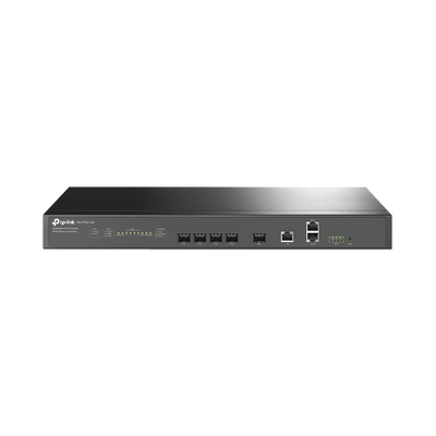 Delta Stream - OLT de 4 puertos GPON / Conexión de hasta 512 ONUs / 1 Puerto Gigabit RJ45 Uplink /  1 Puertos SFP+ Uplink / Fuentes Redundantes AC- DC (incluidas) / Administración desde la nube (DPMS) | DS-P7001-04
