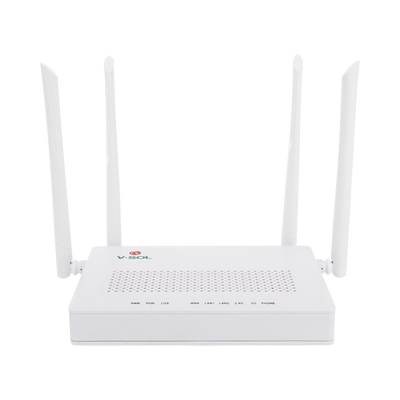 ONU Dual G/EPON con Wi-Fi AC de doble banda, 1 puerto SC/UPC + 2 puertos LAN Gigabit + 1 puerto FXS | HG323D-AC
