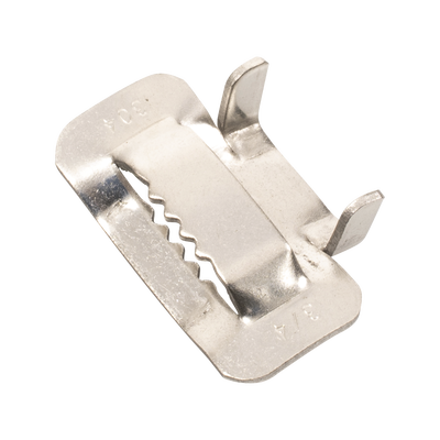 Hebilla de Acero Inoxidable T, 3/4", 100 piezas | LP-SSBT-34