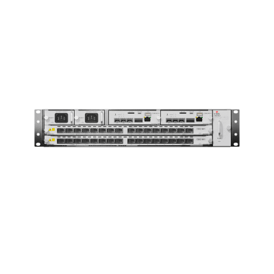 OLT Modular tipo Chasis GPON/XGS-PON Combo,1 Tarjeta de Servicio de 16 Puertos GPON, 2 Ranuras, 1 Fuente de Alimentación AC, 2 UR | V5600-X2