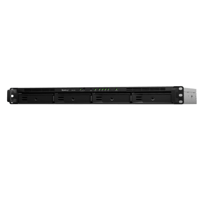 Unidad de Expansión Synology RX418 | 4 Bahías SATA HDD/SSD 3.5" y 2.5" | eSATA | Profundidad 30 cm | Compatible con RackStation 1U | Administración DSM. | RX-418
