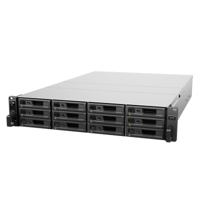 Unidad de Expansión Synology RX1225RP | 12 Bahías para Unidades 3.5" y 2.5" SATA HDD/SSD | Intercambio en Caliente | Fuente de Alimentación Redundante | Compatible con Synology DSM . | RX1225RP