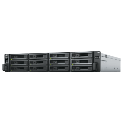 Unidad de Expansión RX1223RP | 12 Bahías HDD/SSD SATA 3.5" o 2.5" | Fuente de Alimentación Redundante | Compatible con Synology DSM | Plug-and-Play. | RX1223RP