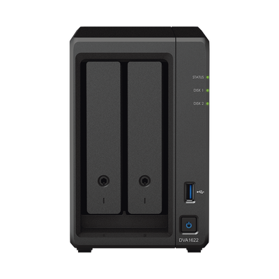 Deep Learning serie NVR de 2 Bahías /  Servicio Nube Gratis (P2P) | DVA1622
