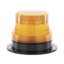 Burbuja Brillante de Larga Vida Útil, con 8 LEDs Color Ambar, Domo Ambar, 110 Vca | X127A