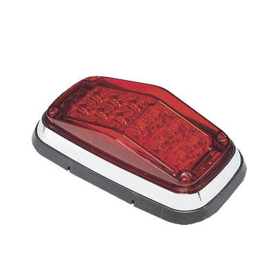 Luz de advertencia 8 X 4", Color Rojo, IP67, SAE, Ideal para Ambulancias | XT1885R