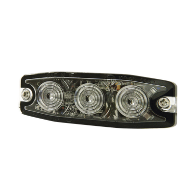 Luz Auxiliar de 3 LED, ámbar, SAE Clase I, Lente transparente | SPL3A