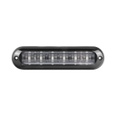 Luz Auxiliar Ultra Brillante IP67 de 6 LEDs, Color Azul, con mica transparente y bisel negro | XLT1835B