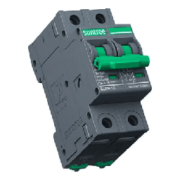 [SL7N63C25/2P] Protección Térmica/ Interruptor 2P, 25 A,  Corriente Directa  800 Vcc para Aplicación Fotovoltaica Montaje Riel DIN | SL7N63C25/2P