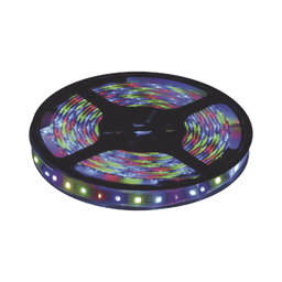 [JLTL-5050-IP20-RGB] Tira Led  Multicolor de 5 m / Uso Interior / Potencia 22 W / 900 lm/ 12 V CD / IP 20 / Necesario transformador (no incluido) | JLTL-5050-IP20-RGB