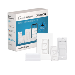 [PBDGPKG1W] (Caseta Wireless) Kit Hub controlador, atenuador (dimmer), control y tapa. | PBDGPKG1W