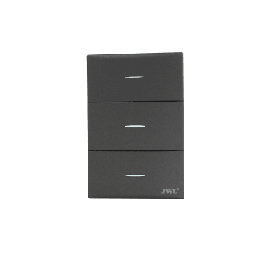 [JTL-G7709] Placa con 3 Interruptores Sencillos  10 A 127 V  60 Hz. | JTL-G7709