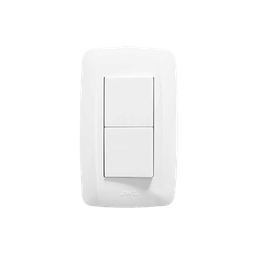 [JTL-B72-06] Apagador Escalera Doble de 127 v~60 Hz 10 A / Color Blanco. | JTL-B72-06