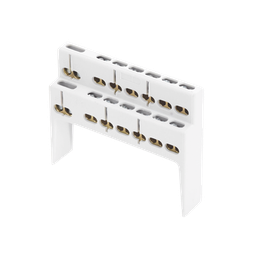 [BC40M36] Soporte + Barra de Conexion (12/24/36 MOD) (12+2 ENTR.) IP40 | BC40M36