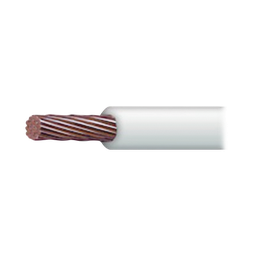 [SLY-287-WHT/100] Cable Eléctrico de Cobre Recubierto THW-LS Calibre 4 AWG 19 Hilos Color Blanco (100 metros) | SLY-287-WHT/100