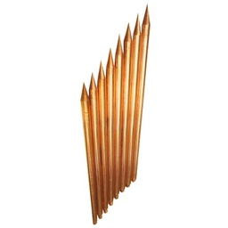 [TG-VAR-1058] Varilla de Acero con Recubrimiento de Cobre Diámetro 5/8" de 1 m de Largo | TG-VAR-1058
