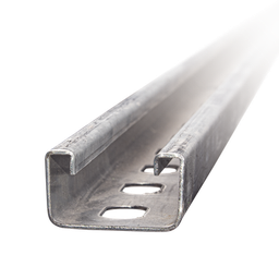 [ANC-UOE-4X2] Unicanal Perforado 4 X 2 cm X 3 m / Calibre 16 / Galv. Electrolítico | ANC-UOE-4X2