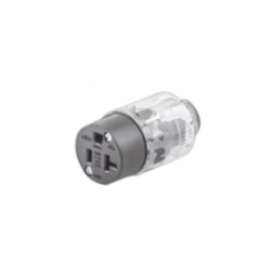 [HUB-520-LC] Conector Iluminado 20 A 125 V CA 2 Polos 3 Hilos (Nema 5-20R). | HUB-520-LC