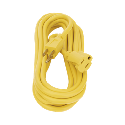 [SYS-136171] Extensión Eléctrica de Uso Rudo Aterrizada 5 metros /127 V CA 10 A Máximo / Color Amarillo. | SYS-136171