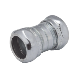 [HUB-2924] Cople Compresión de Acero Galvanizado para Pared Delgada de 1" . | HUB-2924