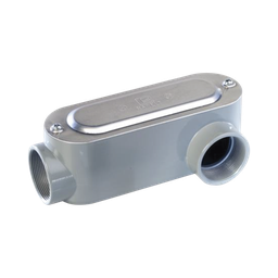 [OLL-0079C] Caja Oval Roscada tipo LL de 1 1/2" (38.1 mm) / Incluye tapa y tornillos. | OLL-0079C