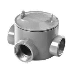 [GRT-0441] Caja con Tapa Tipo GRT de 1/2" (12.7mm) / Caja a Prueba de Explosión / Para Áreas Peligrosas  / Libre de Cobre. | GRT-0441