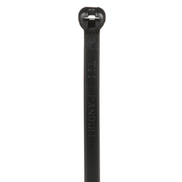 [BT2S-M0] Cincho de Nylon 6.6 Dome-Top®, Con Lengüeta de Bloqueo de Acero Inoxidable, 203 mm largo x 4.7mm ancho, Color Negro, Exterior Resistente a Rayos UV, Paquete de 1000pz | BT2S-M0