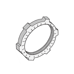 [ANC-CT114] Contratuerca Metálica Zamac de 1 1/4" (32 mm). | ANC-CT114