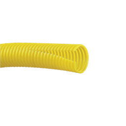 [CLT150F-X4] Tubo Corrugado Abierto para Protección de Cables, 1.50in (38.1 mm) de Diámetro, 3.1 m de Largo, Color Amarillo | CLT150F-X4