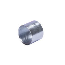 [JU-PG-212-COP] Cople 2 1/2" (63mm) pared gruesa con rosca galvanizado etiqueta amarilla | JU-PG-212-COP