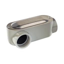 [OLR-0095C] Caja Oval Roscada tipo LR de 1" (25.4 mm) / Incluye tapa y tornillos. | OLR-0095C