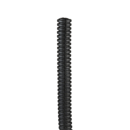 [CLT25F-C20] Tubo Corrugado Abierto para Protección de Cables, .25in (6.4 mm) de Diámetro, 30.5 m de Largo, Color Negro | CLT25F-C20