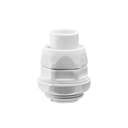 [DX-54-020] Conector (Racor) de tubería flexible a caja, PVC Auto-Extinguible de 20 mm, IP55 | DX-54-020