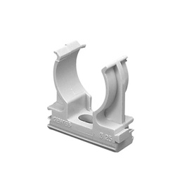 [GW-50-602] Soporte de presión (Abrazadera), PVC Auto-extinguible, abierto para tubería de 20 mm | GW-50-602