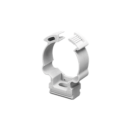 [GW-50-631] Soporte de collar (Abrazadera), PVC Auto-extinguible, cerrado para tubería de 50 mm | GW-50-631