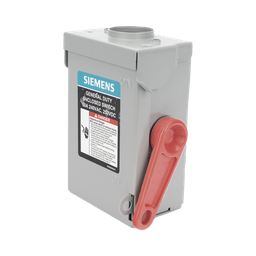 [GNF221RA] Interruptor de Seguridad GNF221RA, 240Vca, 2 polos, 30 Amp, sin portafusibles, Nema 3R. | GNF221RA