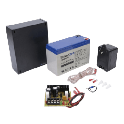 [ELK12V1AK] Fuente de 12 Vcc 1A / Para Control de Acceso / Con Batería de Respaldo Incluida LK712 / | ELK12V1AK
