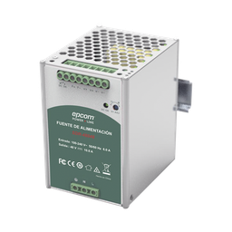 [SDR-48048] Fuente de Poder Industrial 48 Vcc @ 10A / 480W / Función relay Vcc  / Función de Conexión Paralelo / Riel Din | SDR-48048