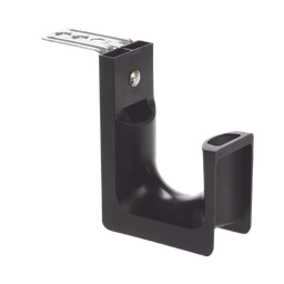 [JP2CMB-L20] Sujetador STRONGHOLD tipo J (J-Hook), Con Soporte para Montaje en Techo, Para 46 Cables Cat6, Nylon 6.6, Color Negro, 1 pieza | JP2CMB-L20