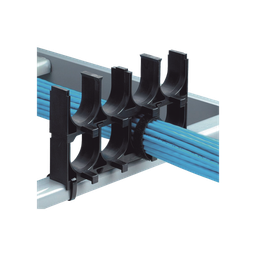 [CRS1-125-X] Espaciador de Cables de Nylon 6.6, Con 1 Espacio de 1.25 in (31.8 mm) de Diámetro, Color Negro, 1 Pieza | CRS1-125-X