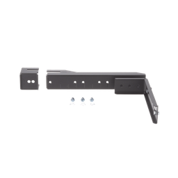 [FR6ALB] Soporte en L Para Canaletas FiberRunner 4x4 o 6x4, Para Instalación en Riel de Charola Tipo Escalerilla, Color Negro | FR6ALB