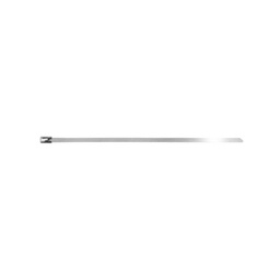 [TH-S-201] Cincho de acero inoxidable con durabilidad extrema para instalación en exterior de 4.6 x 0.25 x 201mm (100pzs)  (4100-01000) | TH-S-201