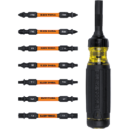 [32315-HD] Desarmador Multipunta 15 en 1 / Matraca Resistente / Siete Puntas de Doble Extremo / Grado Industrial / Mango Cushion-Grip / Resistente al Impacto | 32315-HD