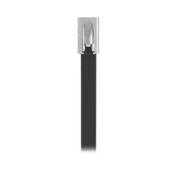 [MLTFC6S-CP316] Cincho Pan-Steel™ de Acero Inoxidable 316, de 521mm largo x 4.6mm ancho, Color Negro, Exterior Resistente a Rayos UV, Paquete de 100pz | MLTFC6S-CP316