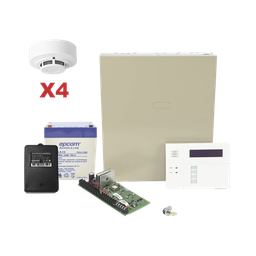 [VISTA48LASMK/6160RF] Kit de Panel de Alarma VISTA48LA con Gabinete, Batería y Transformador / 4 Sensores de humo | VISTA48LASMK/6160RF