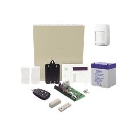 [VISTA48ECORF/6160RF] Kit Inalámbrico de panel VISTA48 con Teclado Alfanumérico 6160RF, Receptor para sensores Inalámbricos, Batería, Transformador, 2 Contactos Magnéticos 5816 con imán, 1 Sensor de Movimiento 5800PIR y un Control Remo | VISTA48ECORF/6160RF